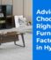 Advice on Choosing the Right Office Furniture Factories in Hyderabad